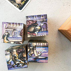 Кубики с картинками Zartoy "Малыши"